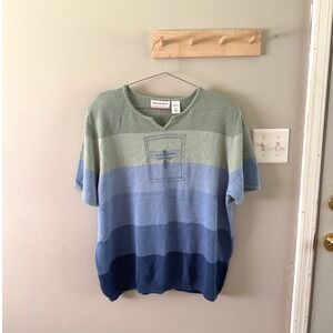 Vtg Alfred Dunner firefly top